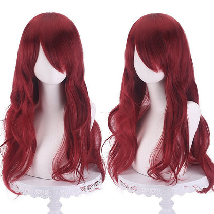 28" / 70cm Long Curly Hair Ends Costume Cosplay Wig (24 Colors)