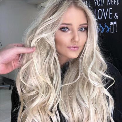 24 Inch Highlight Body Wave HD Transparent Lace Front Wigs Human Hair Honey Blonde Body Wave Lace Frontal Wig For Women