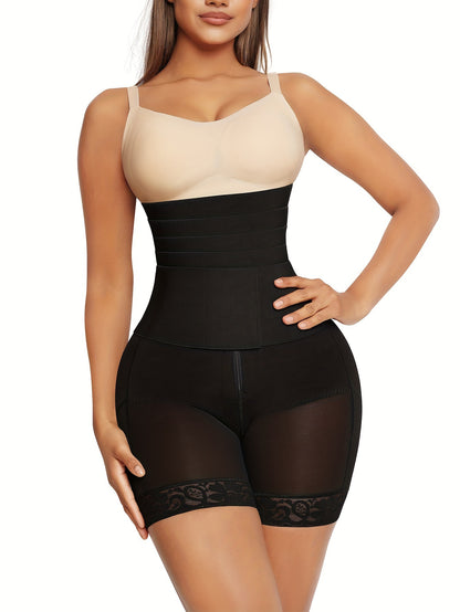 2 In 1 Women Tummy Trimmer Control Waist Trainer, Women Body Shaper Shapewear